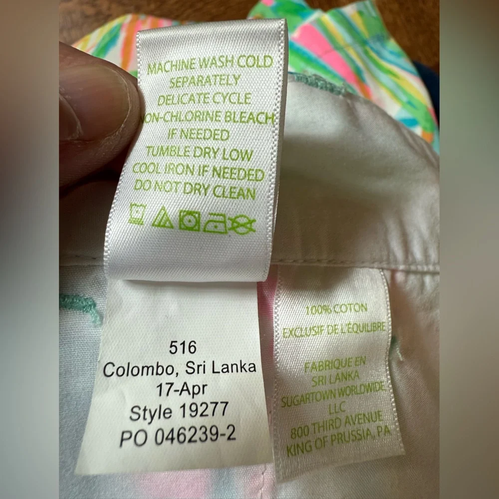 LILLY PULITZER Callahan Shorts 5” Inseam Tropical Resort‎  Travel Colorful 6